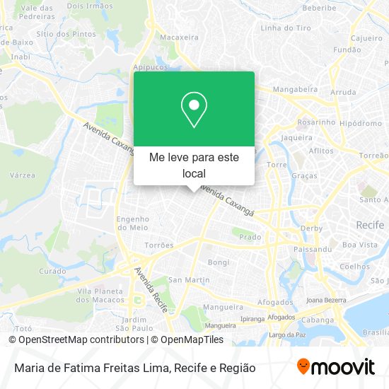 Maria de Fatima Freitas Lima mapa