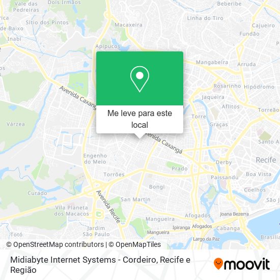 Midiabyte Internet Systems - Cordeiro mapa