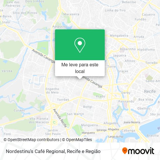 Nordestinu's Café Regional mapa