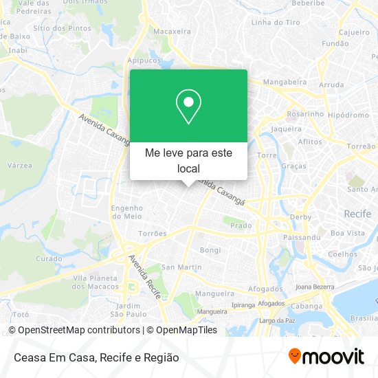 Ceasa Em Casa mapa