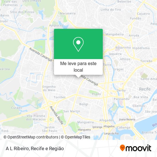 A L Ribeiro mapa