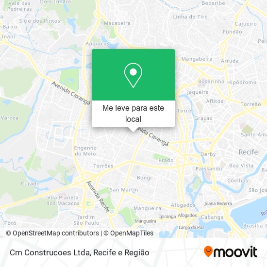 Cm Construcoes Ltda mapa