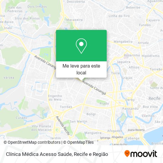 Clínica Médica Acesso Saúde mapa