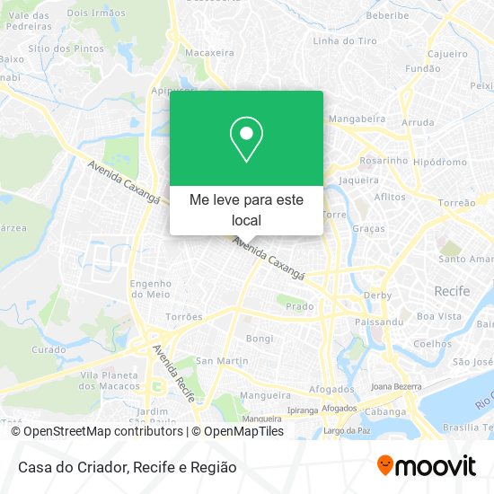 Casa do Criador mapa