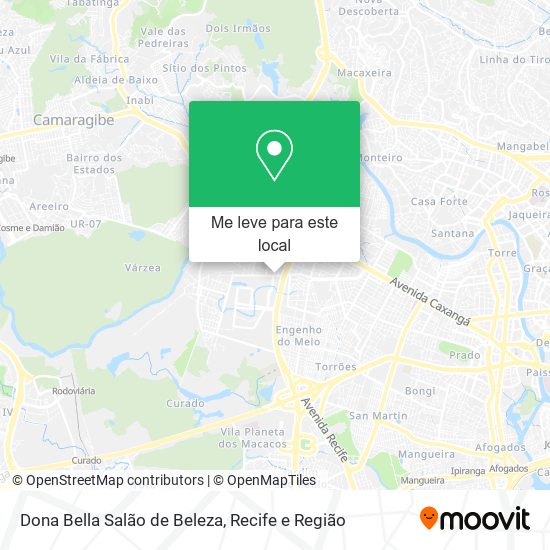 Dona Bella Salão de Beleza mapa