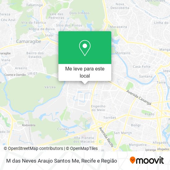 M das Neves Araujo Santos Me mapa