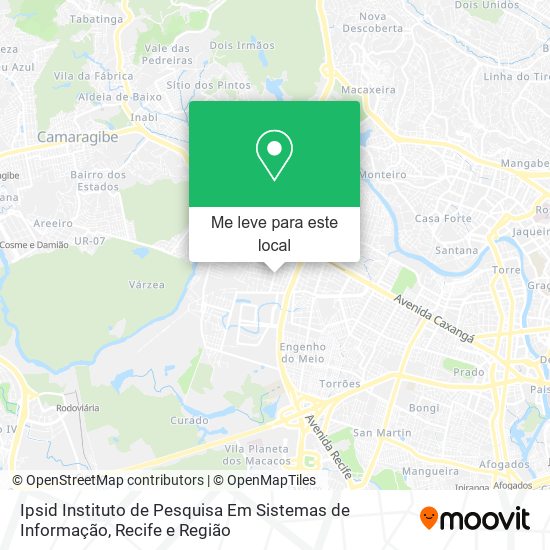 Ipsid Instituto de Pesquisa Em Sistemas de Informação mapa