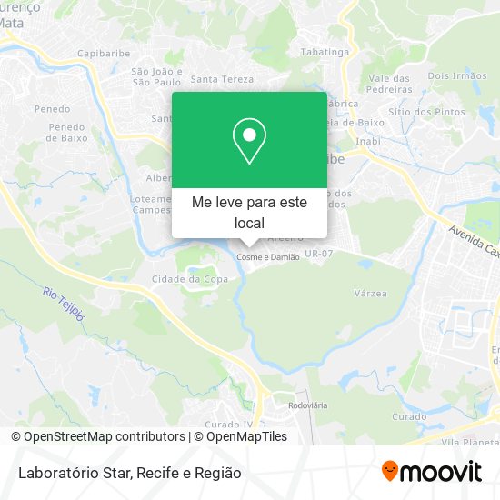 Laboratório Star mapa