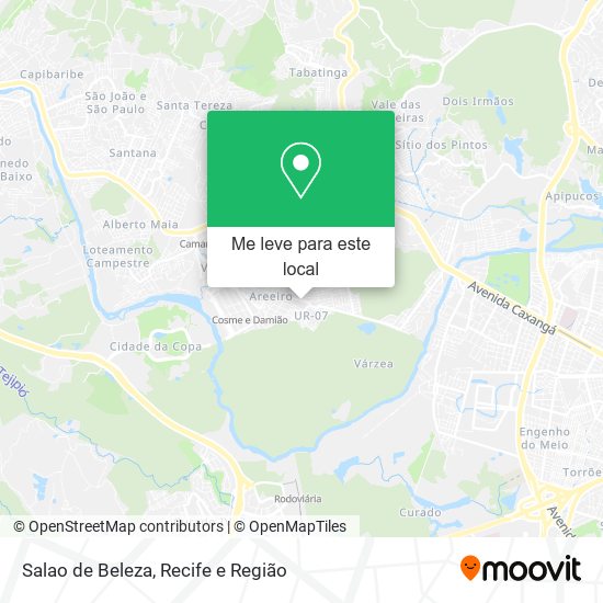 Salao de Beleza mapa