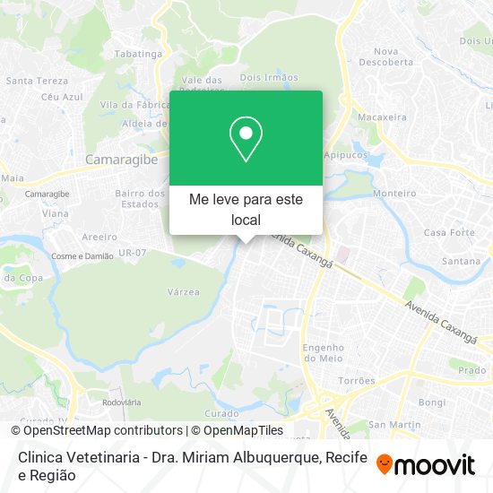 Clinica Vetetinaria - Dra. Miriam Albuquerque mapa