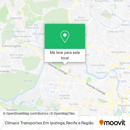 Clímaco Transportes Em Iputinga mapa