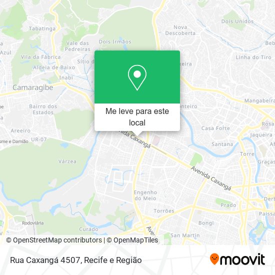 Rua Caxangá 4507 mapa
