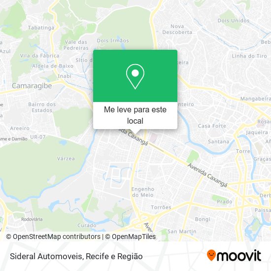 Sideral Automoveis mapa