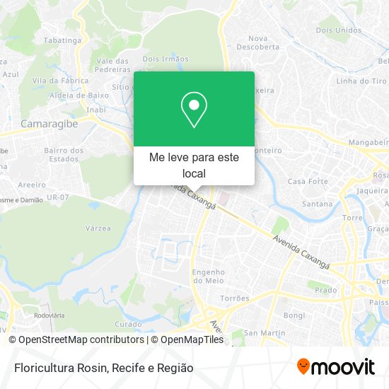 Floricultura Rosin mapa