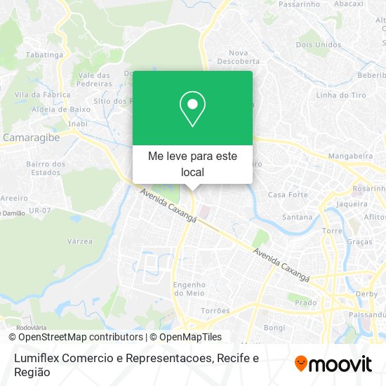 Lumiflex Comercio e Representacoes mapa