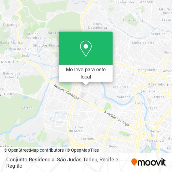 Conjunto Residencial São Judas Tadeu mapa