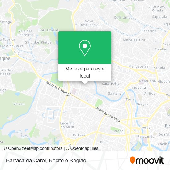 Barraca da Carol mapa