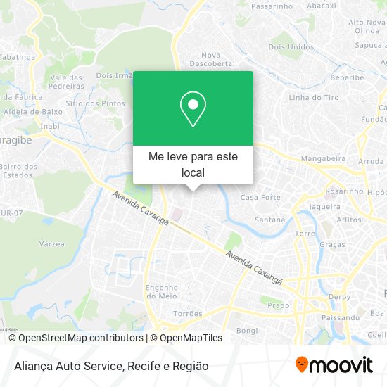 Aliança Auto Service mapa