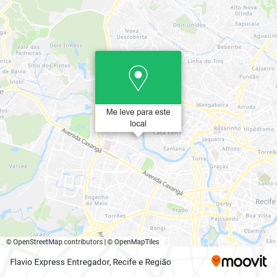 Flavio Express Entregador mapa