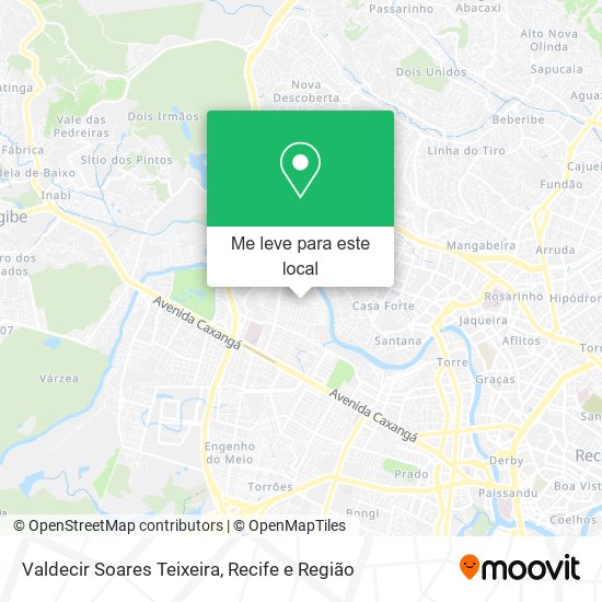 Valdecir Soares Teixeira mapa
