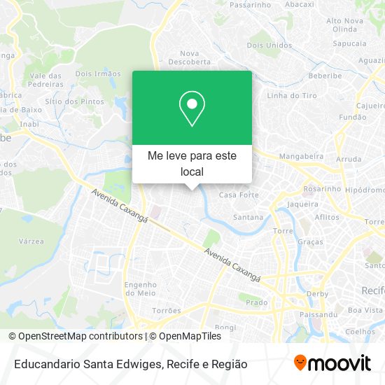 Educandario Santa Edwiges mapa