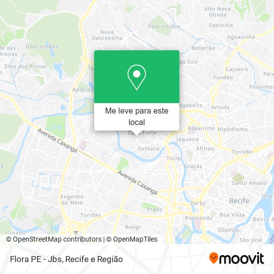 Flora PE - Jbs mapa