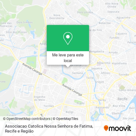 Associacao Catolica Nossa Senhora de Fatima mapa