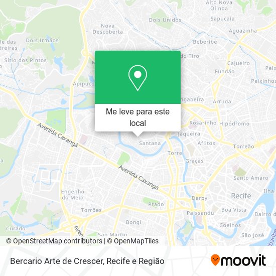 Bercario Arte de Crescer mapa