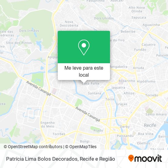 Patrícia Lima Bolos Decorados mapa
