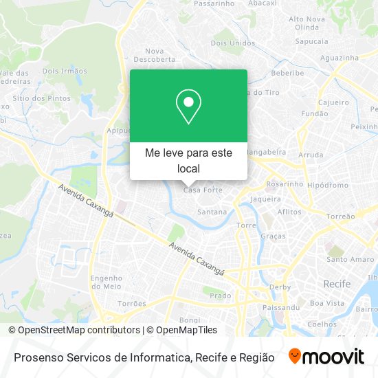 Prosenso Servicos de Informatica mapa