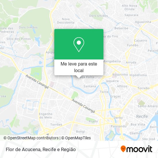 Flor de Acucena mapa