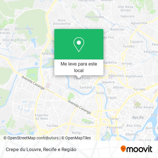 Crepe du Louvre mapa