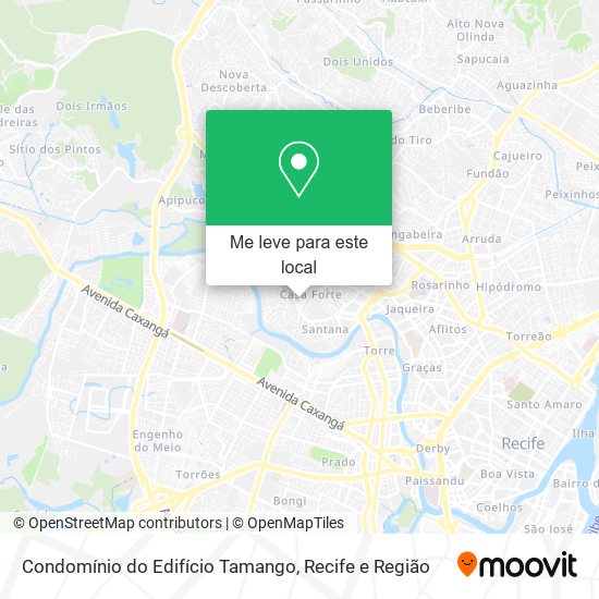 Condomínio do Edifício Tamango mapa