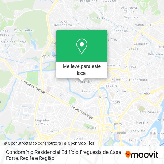 Condomínio Residencial Edifício Freguesia de Casa Forte mapa