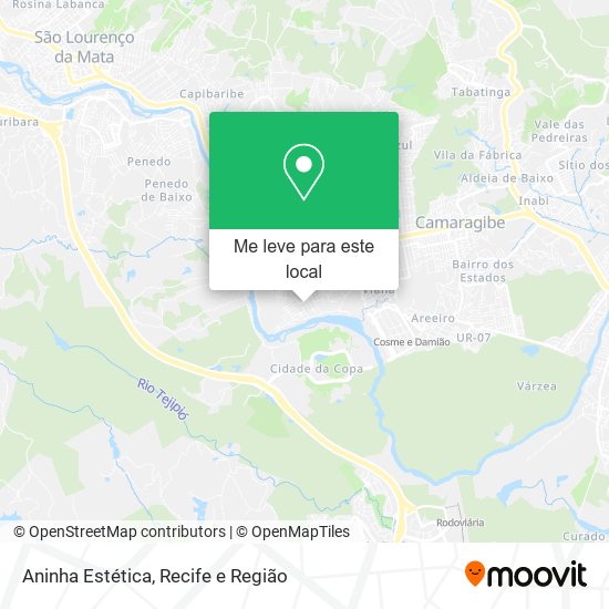 Aninha Estética mapa