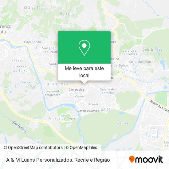 A & M Luans Personalizados mapa