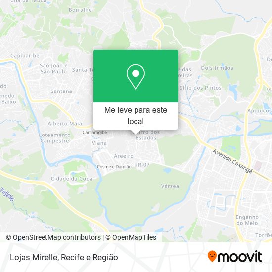 Lojas Mirelle mapa