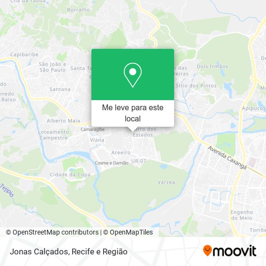 Jonas Calçados mapa