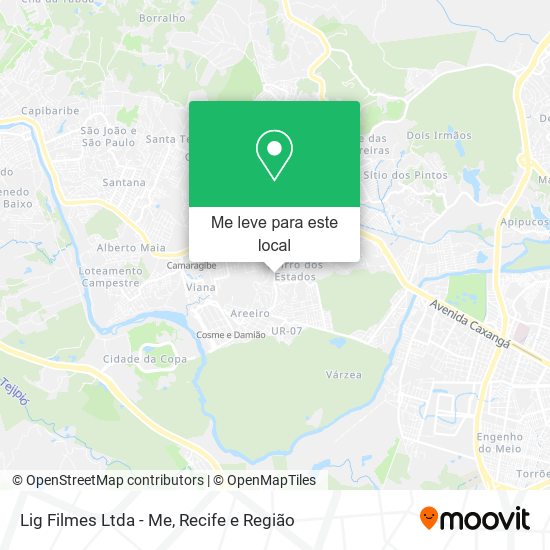 Lig Filmes Ltda - Me mapa
