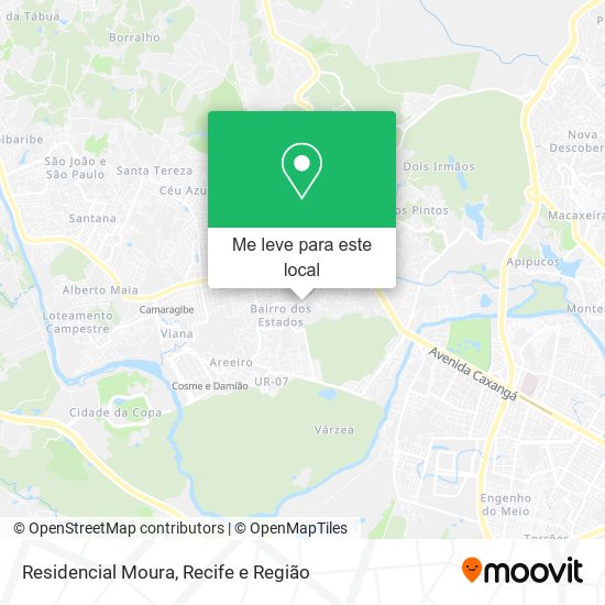 Residencial Moura mapa