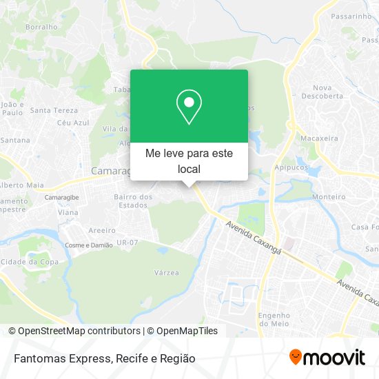 Fantomas Express mapa
