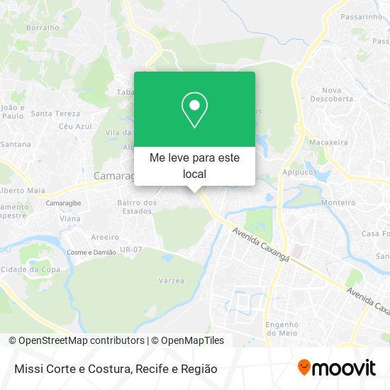 Missi Corte e Costura mapa