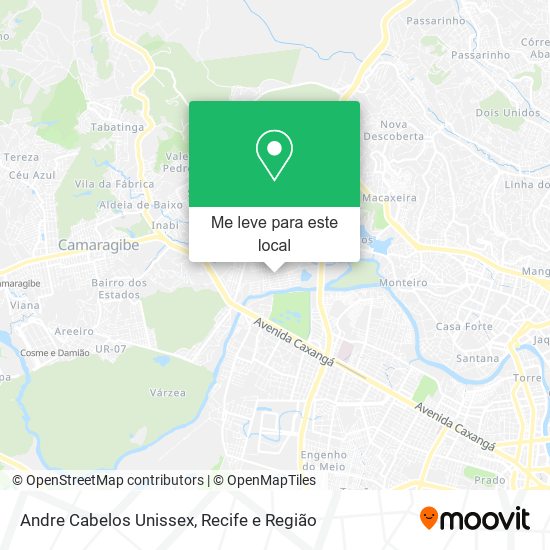 Andre Cabelos Unissex mapa
