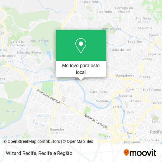 Wizard Recife mapa