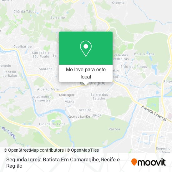 Segunda Igreja Batista Em Camaragibe mapa