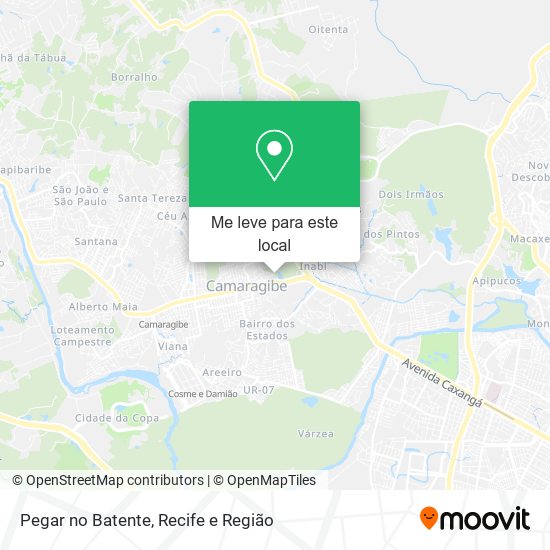 Pegar no Batente mapa