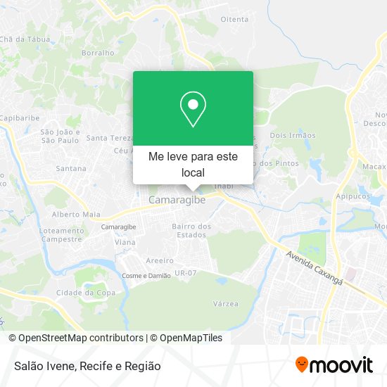 Salão Ivene mapa