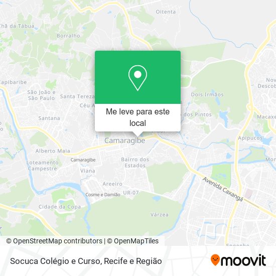 Socuca Colégio e Curso mapa