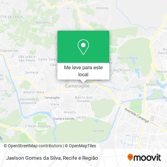 Jaelson Gomes da Silva mapa