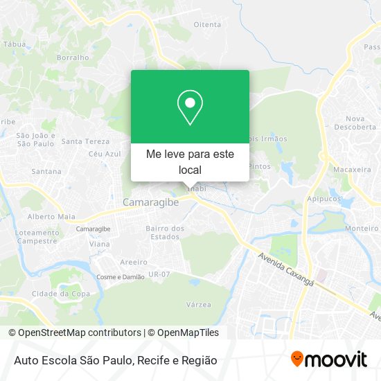 Auto Escola São Paulo mapa